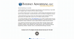 Desktop Screenshot of internetadvertisingllc.com