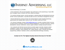 Tablet Screenshot of internetadvertisingllc.com